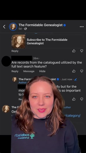#greenscreen 8 Jan 2026 Major misconception- everything in the FamilySearch Catalog is NOT in Full Text Search #genealogy #FamilySearch