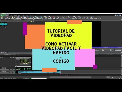 Tutorial de VideoPad - Como Activar VideoPad Fácil y Rápido + Código.