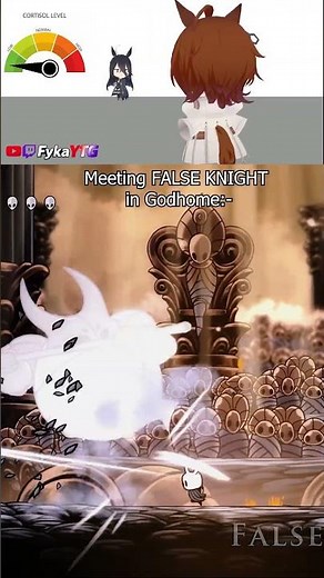Low Cortisol Knight vs False Knight- Hollow Knight Meme