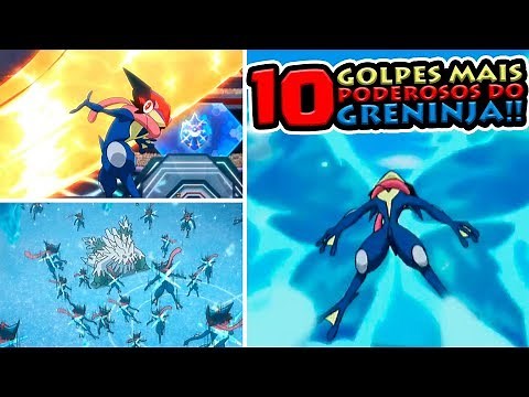 ASH'S GRENINJA'S MOST POWERFUL ATTACKS!!