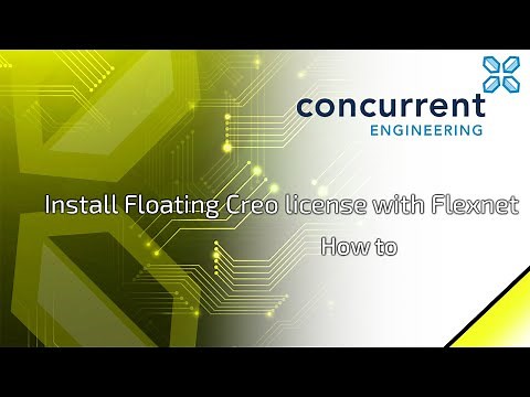 How to Install Floating Creo license with Flexnet