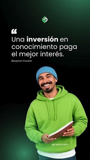 💚 INVIERTE EN TU CONOCIMIENTO CON FINOVA APP #oficialdeprestamos #dinero #estudio #prestamos