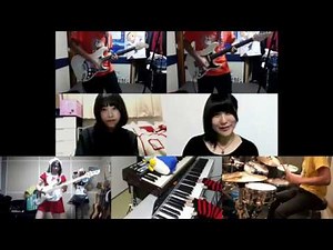 [HD]Tonari no Kyuuketsuki-san OP [†Cutie Ladies†] Band cover