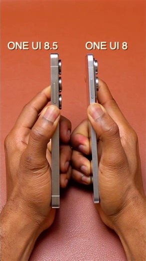 One UI 8.5 vs One UI 8 reboot comparison #viral #trending #oneui