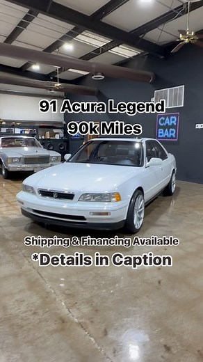 Melvin Bartell on Instagram: "Loading….1991 Acura Legend LS $16,995 ✅90k Miles ✅Immaculate Interior ✅Tons of Maintenance Records ✅Nearly Perfect Paint ✅Brand New Wheels/Tires ✅Detailed Pics & Walkaround Video on the website: www.carbarsales.com ✅Shipping & Financing Available .⁣ .⁣ .⁣ .⁣ .⁣ #acuralegend #acurastories #automotivephotography #boostszn #boostsznofficial #drift #honda #hondalove #hondamotorcycles #hondatuning #jdm #jdmcars #jdmculture #jdmgram #jdmnation #jdmsociety #kawasaki #ktm #