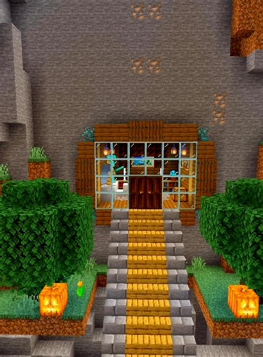 "Minecraft House Build Tutorial 😍 | Survival#minecraft #trendingshorts #house