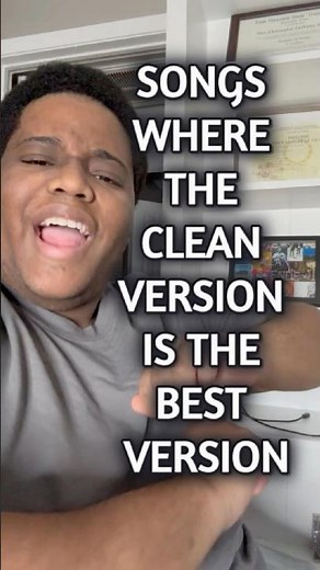 Songs Where the Clean Version is the Best Version #rnb #throwbacksongs #charttoppers