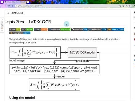 截图识别数学公式，并将其转换为LaTex。pix2tex使用python实现。#python #python编程 #干货 #编程 #学习