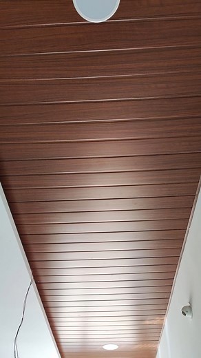 4.7K reactions · 162 shares | ️ Old ceilings with cracks, stains, or peeling paint?  It makes your whole room look outdated and drains money on repairs . With PVC Ceiling Panels, you get: ✅ Modern & elegant finish  ✅ Water-resistant  & low-maintenance 什 ✅ Strong & long-lasting  什 Instantly give your ceiling a clean and stylish masterpiece. | Casa MarCan Design | Facebook