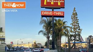 Linda Vista Then & Now Linda Vista literally means “Pretty View” in Spanish. It is also nicknamed “The Block” and is known as “the heart of San Diego.” The layout of Linda Vista largely looks how it did decades ago. The McDonald's on Linda Vista Road has the same sign News 8 shot in 1986. Del Taco is now Filiberto‘s Mexican food along Linda Vista Road and Ulric Street. And the Linda Vista Library got a big upgrade since our piece in 1986; the 10,000-square-foot building designed by local archite