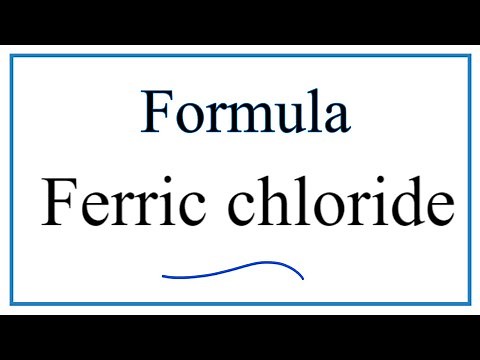 How to Write the Formula for Ferric chloride