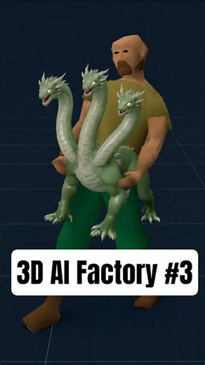 How To Rig And Animate Any 3D Creature (3D AI Factory #03) #ai3d #ai
