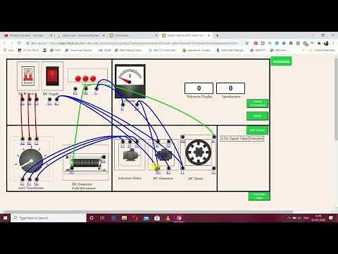 To perform speed control of DC motor by using Ward - Leonard Method of speed control || Virtual Lab