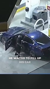 A brazen suspect stopped to refuel in the middle of a police chase | Positive