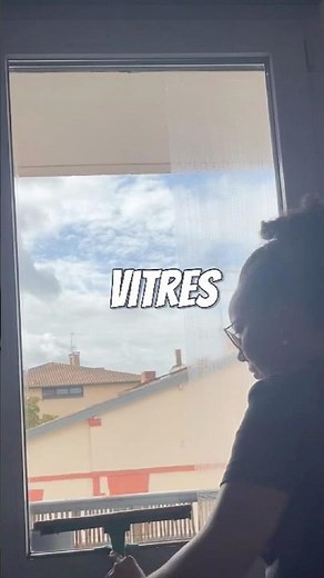 Faire une vitre à la française sans traces de coulures #astuces #nettoyage #unger