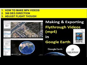 HOW TO MAKE FLY THROUGH MP4 VIDEOS IN GOOGLE EARTH PRO "Create flyover video in Google Earth Pro"