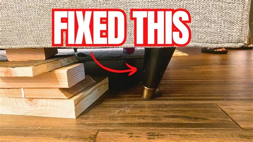 Easy $5 Fix for Broken Couch Legs — Step-by-Step Tutorial