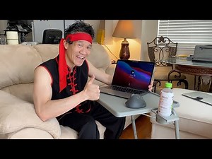 Table Mate II TV Tray Table - QUICK DEMO! VERY Easy to Use! B01LZPMFW9 My favorite little desk!