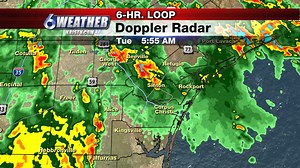 3.5K views · 18 reactions | From the 6WEATHER Center: Here is a look at the 6-hour looping Doppler Radar as of 6AM this morning. Still pockets of heavy rainfall in San Patricio, Bee, Live Oak, Duval and Jim Wells counties. Some roadways are seeing ponding/minor flooding where the heavier rainfall is occurring. Use caution! #KRIS6 | KRIS 6 News | Facebook