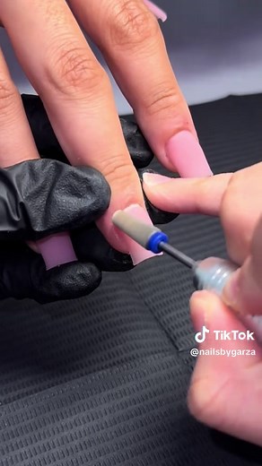3D Acrylic French Tip Nails with Flowers