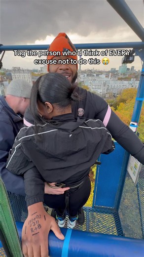 We all know someone who’d suddenly remember 47 reasons why they can’t jump 😂 Tag yours 👇 #ukbungee #bungeejumping #bungee #tandembungee #funnyreactions