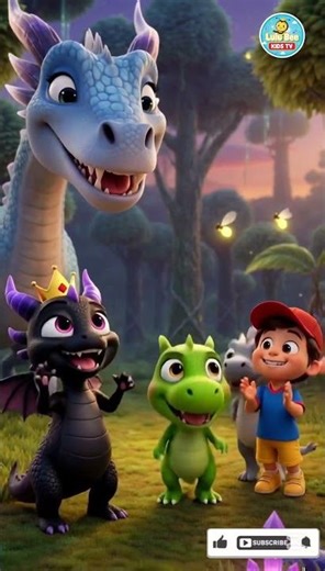 Giant Dragon & Tiny Dinosaur! 🐲🦖 The Magic Forest is Changing! ✨