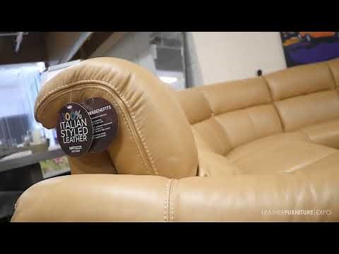 Potenza Leather Sectional