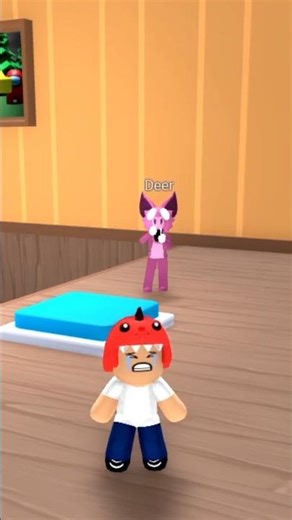 Dino kid got betrayed by Pink bat in teamwork obby😂 #shorts #roblox