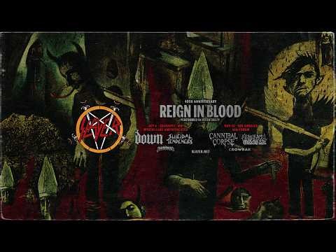 SLAYER “REIGN IN BLOOD” 40th ANNIVERSARY DATES