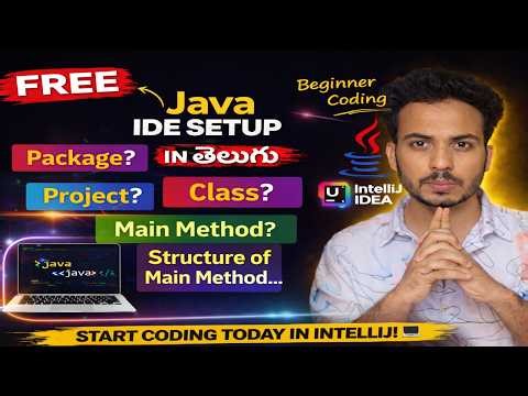 Java Full Course in Telugu | Part 4 | Package, Project, Class & Main Method Beginner Level | TraVen
