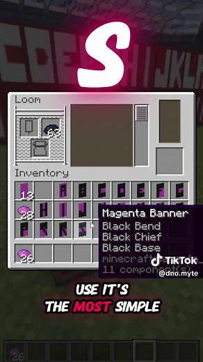 Create Unique Letters on Minecraft Banners