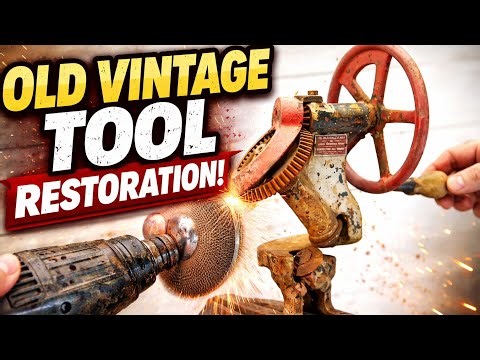 Old Vintage Tool Restoration |Rusty MachineFull Restoration |Satisfying Repair