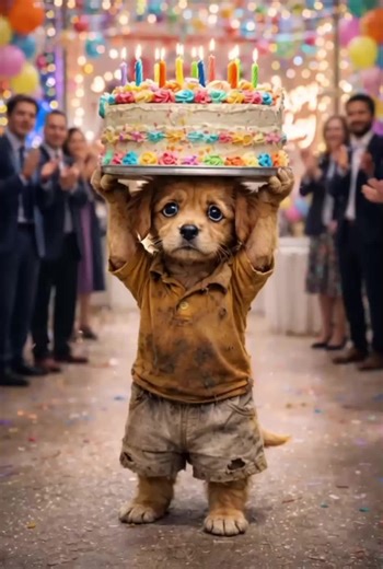 Heartbreaking Mistake of a Poor Puppy at a Rich Party