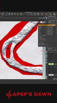 Tree generation in #speedtree and scattering in #houdini