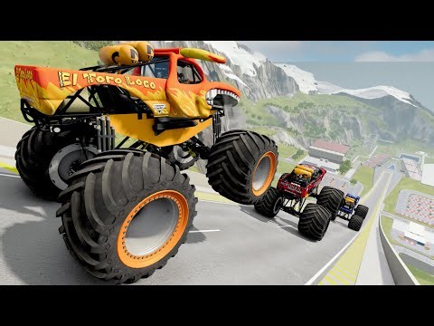 Epic High Speed Jumps LIVE #4 BeamNG Drive | Griff's Garage