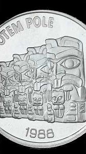 1988 Totem Pole by AMC #coin #money #coincollecting