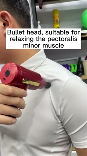 how to use massage gun for neck pain
