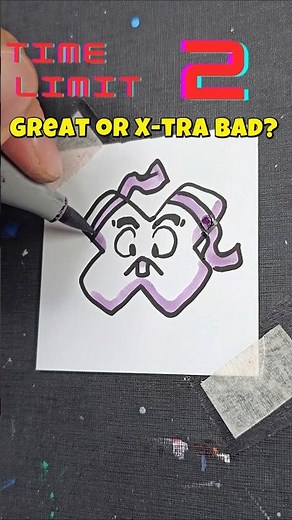 Drawing Alphabet Lore - Letter X in 40 Seconds!