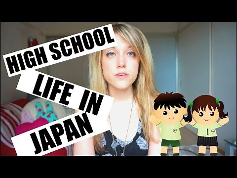 High school Life in Japan (+ school tour)~日本で学生の生活とツアー