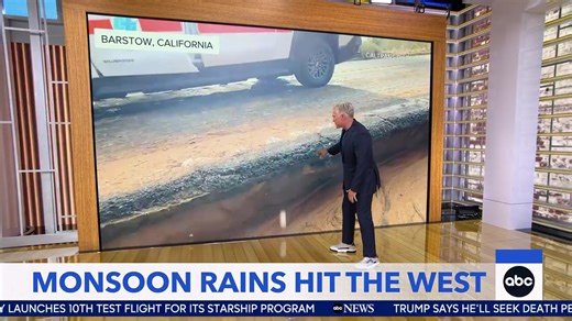 Dangerous weather slams the West as dust storms, extreme heat, and heavy rain bring flash flood threats. Sam Champion reports. | Good Morning America