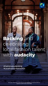 Proudly South African 🇿🇦. Proudly African Bank💙💚. African Bank and Proudly South African have joined forces for #LocalFashionPolice2025, a movement celebrating local fashion, creativity, and pride - umswenko, idrip nokotini - with a chance to win R50 000 worth of local fashion. This partnership builds on African Bank’s 50 years of audacity, excellence, and commitment to being a truly South African bank. At the heart of it is our Fashionable Banking campaign - blending fashion, identity, and 