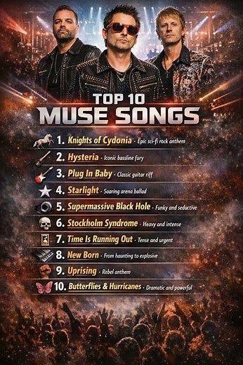 Top Ten Muse songs of all time