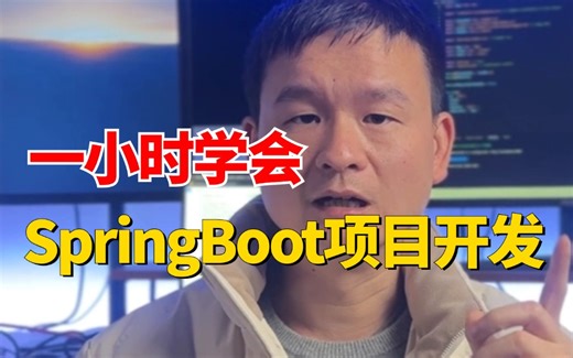 一小时快速入门Springboot+实战全套教程，一口气看完直接面试上岗！