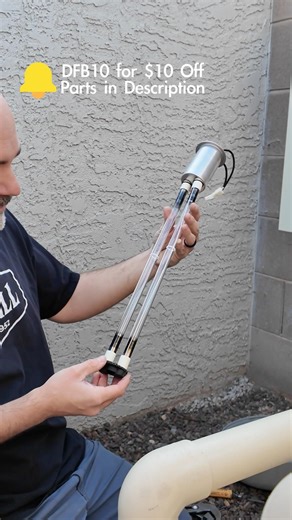 Paramount UV2 Bulb Replacement That Actually Works #pooltips #diy #maintenance