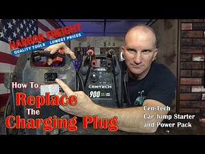Harbor Freight Cen-Tech Car Battery Jump Starter Charger Replacement Tutorial #harborfreight