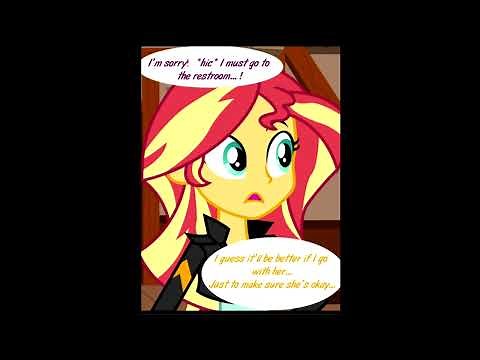 MLP Equestria Girls Comic Dub: Drunk Again (Twilight & Sunset) - Wubcake