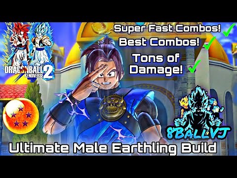 Dragon Ball Xenoverse 2 THE ULTIMATE MALE EARTHLING BUILD!