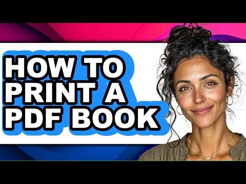 How to Print a Pdf Book (only Way)