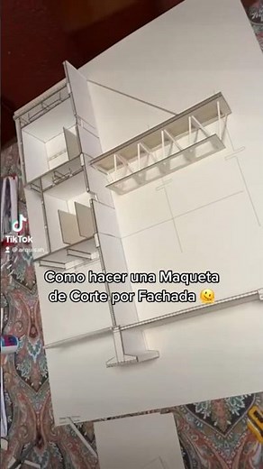 Maqueta Arquitectónica #arquitectura #maqueta #educacion #aprende #arq #3d #fyp #foryou #autocad
