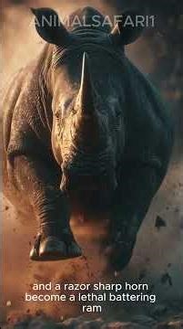 Why You Should NEVER Turn Your Back on a Rhino #RhinoAttack #DangerousAnimals #AnimalSafari